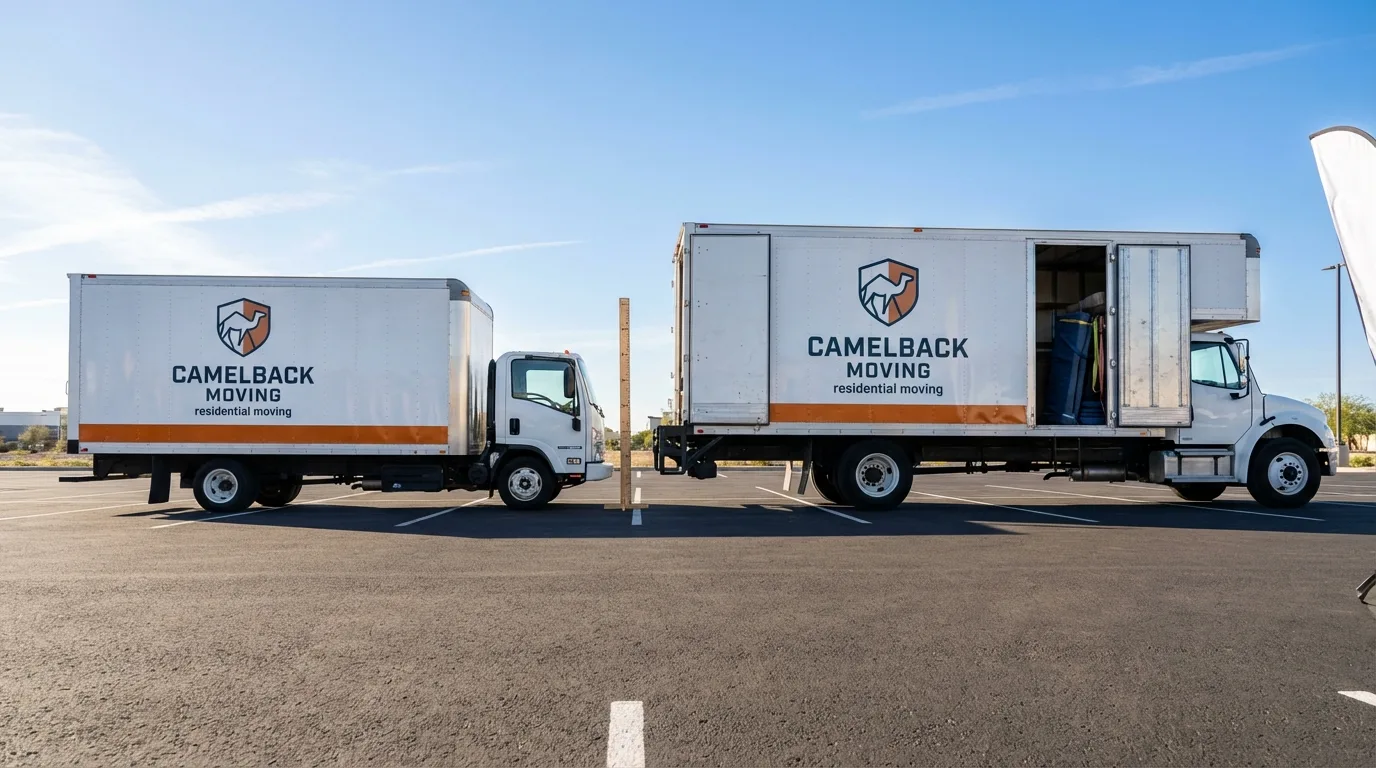 Moving truck size capacity guide in Charlotte Hall